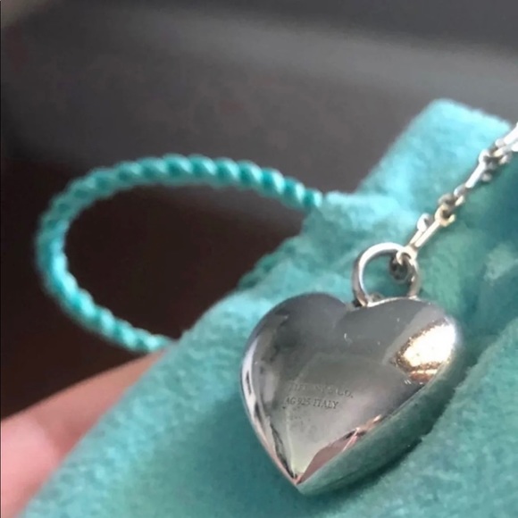 Tiffany & Co. Ziegfeld Puff Heart Necklace - Picture 3 of 7